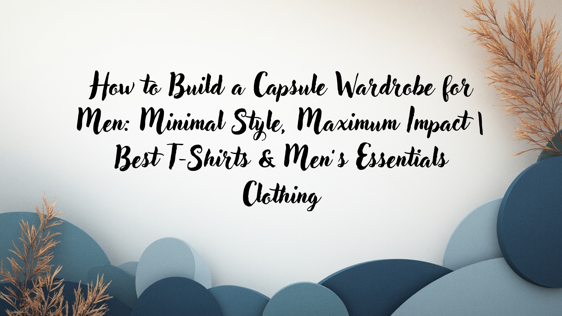 How to Build a Capsule Wardrobe for Men: Minimal Style, Maximum Impact | Best T-Shirts & Men’s Essentials Clothing
